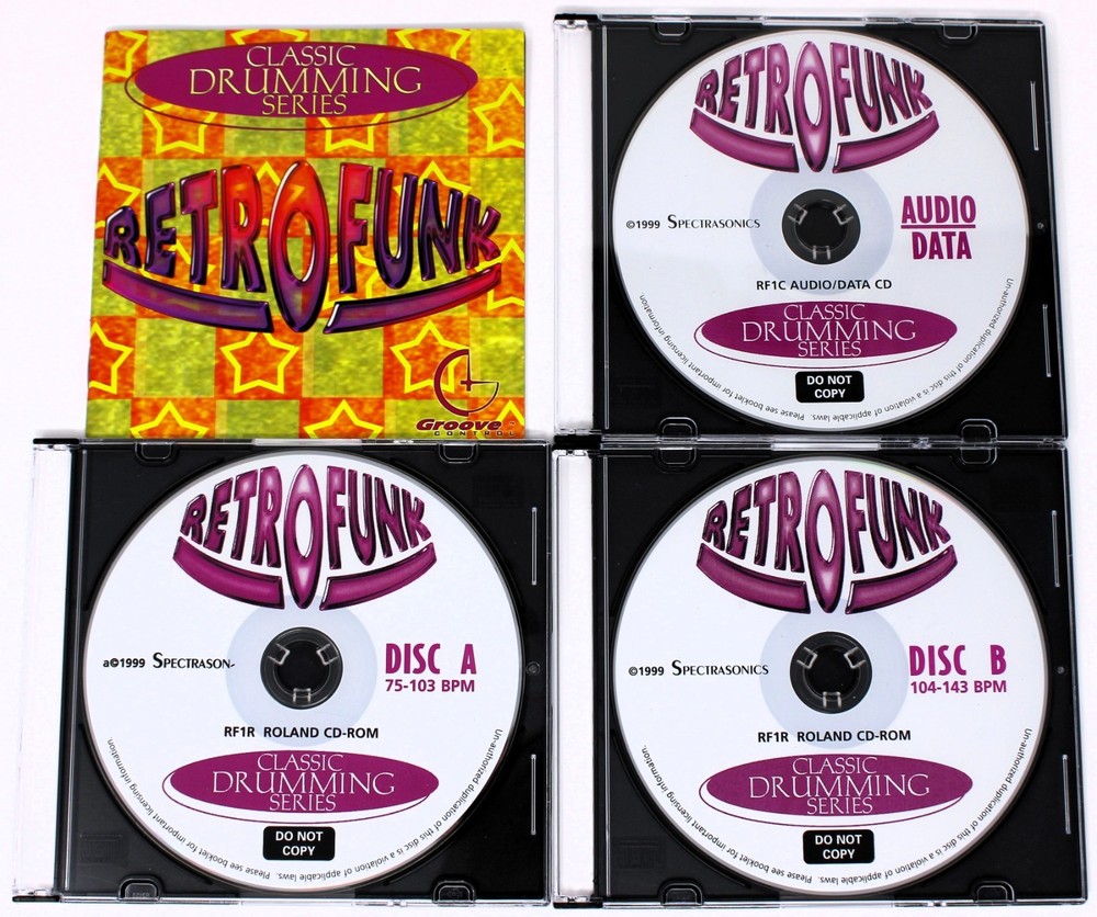 Spectrasonics Retrofunk Roland Format Sample/Sound Library/Sampling Triple CD
