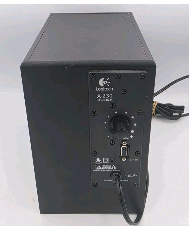 Logitech X-230 Subwoofer Replacement Speaker