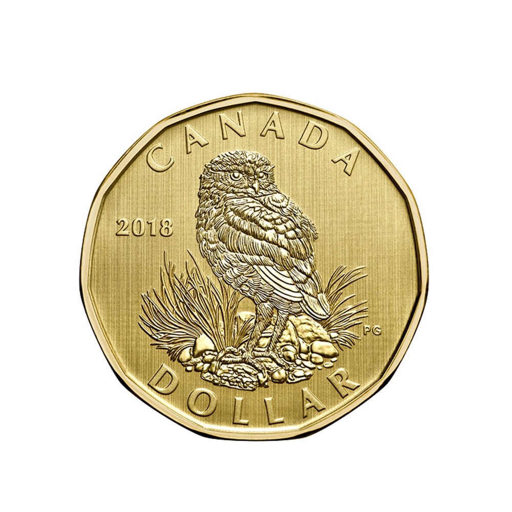 2018 Canada Specimen Set Burrowing Owl Loon Dollar
