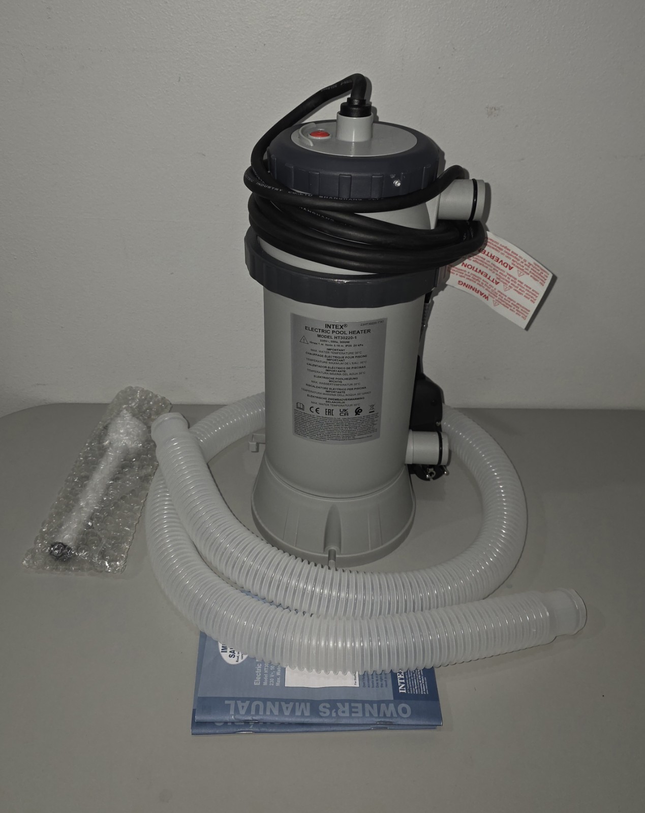 Intex M Pool Heater 28684 HT30220-1 #6941057401904 EU EUROPEAN PLUG - OPEN BOX