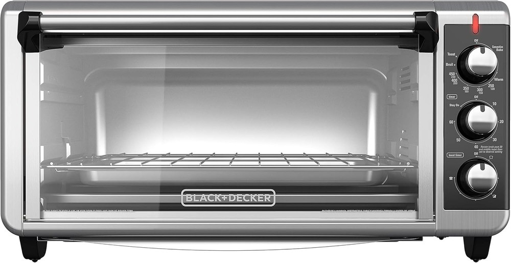 8 Slice Convection Toaster Oven Bake Broil Keep Warm