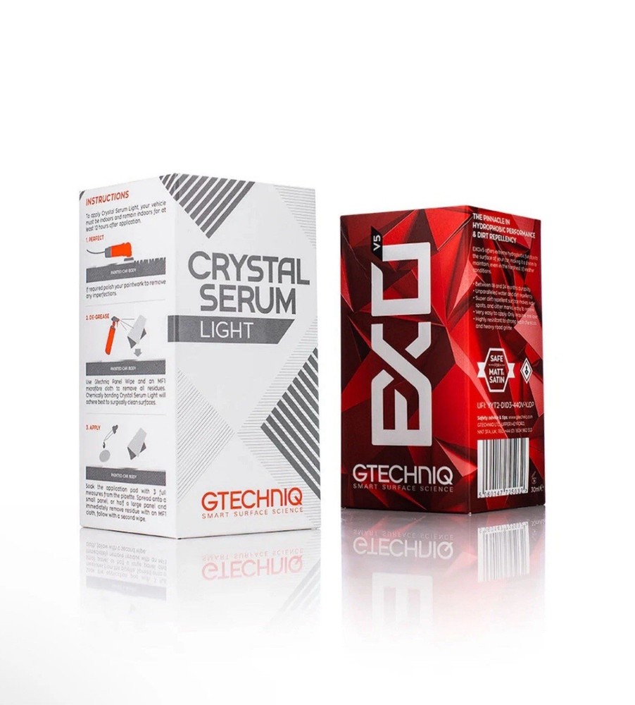 Gtechniq EXO v5, and Crystal Serum Light (both 50ML)