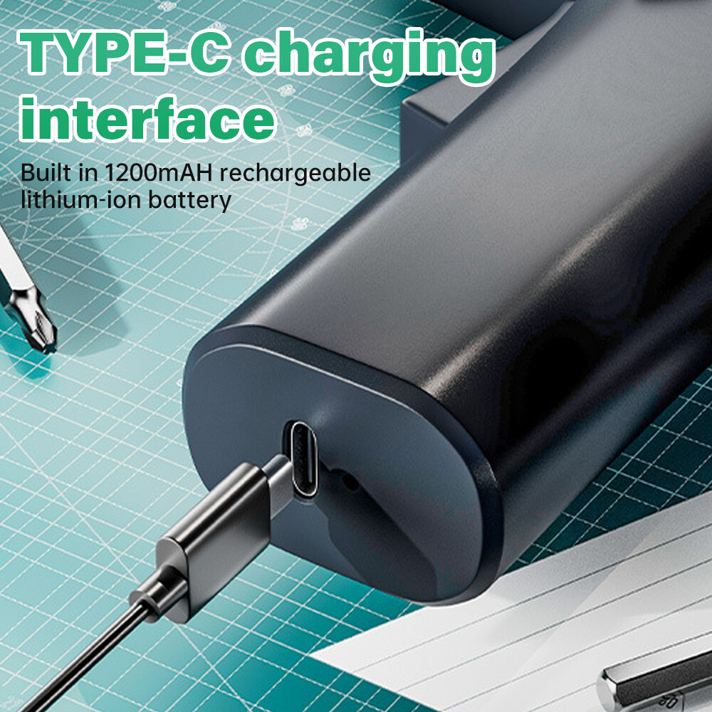 Multifunctional 3.6V Cordless Electric Screwdriver USB Rechargeable High Torque