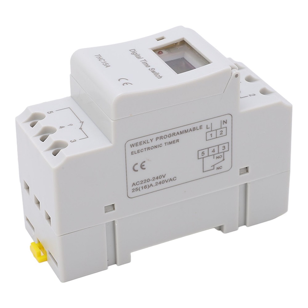 LCD Digital Timer Switch 16A Programmable Weekly Time Relay For Indoor/Outdoor