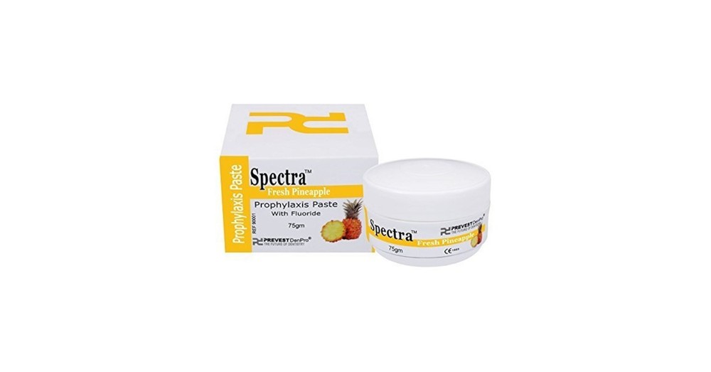 PREVEST DENPRO SPECTRA PROPHYAXIS PASTE WITH FLUORIDE 75G JAR Fresh Pineapple