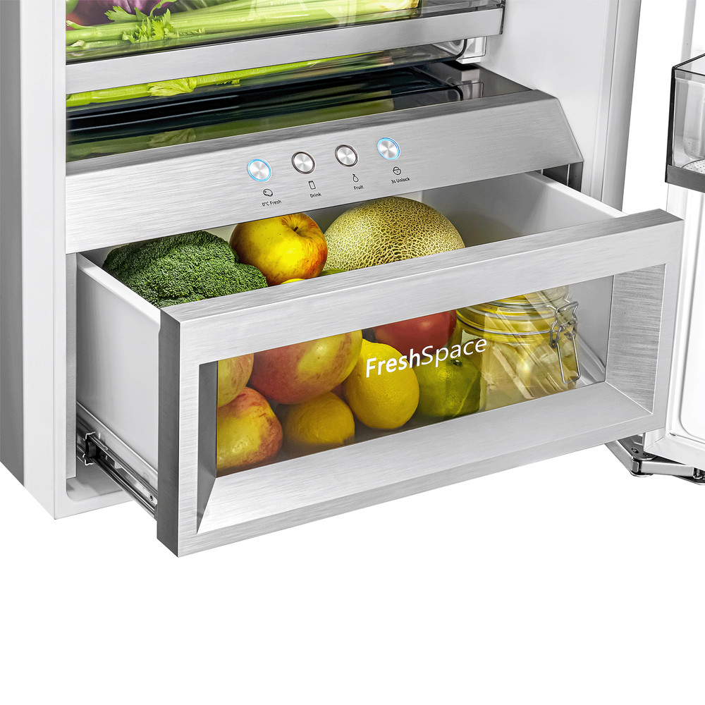 Ca'lefort Panel Ready Refrigerator 9.72 Cu.ft 3-zone Temperature Control Home