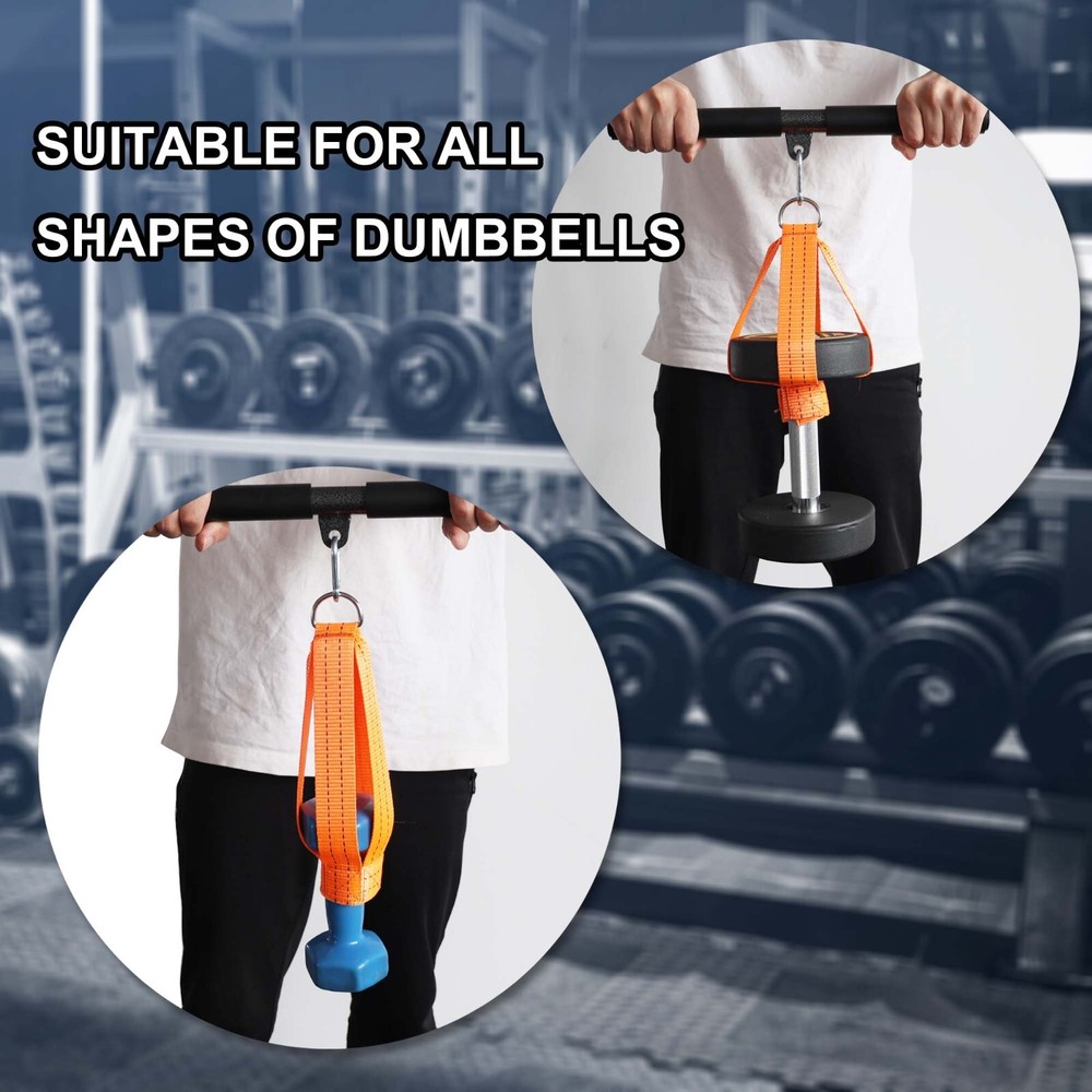 Dumbbell Loading Strap for Dip Belt Weight Plate Loading Strap Heavy Belt Duty