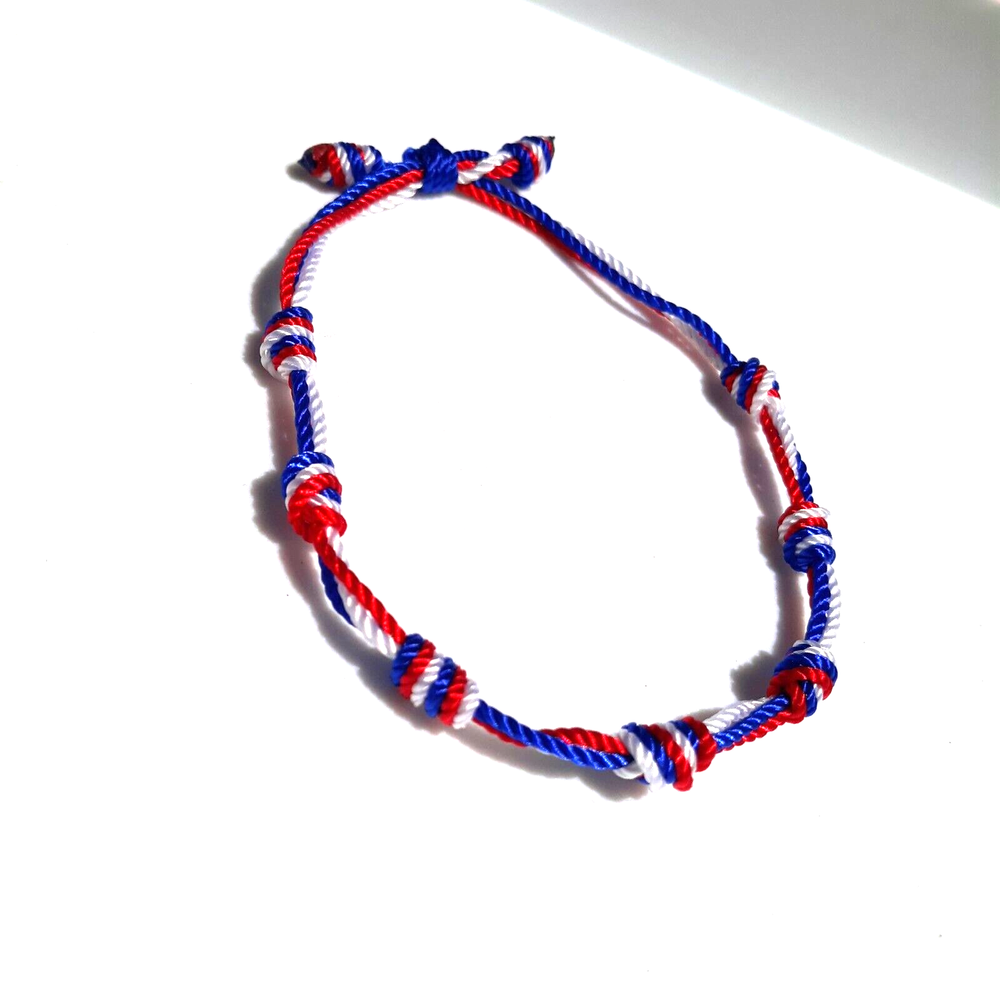 Protection Bracelets Red White and Blue