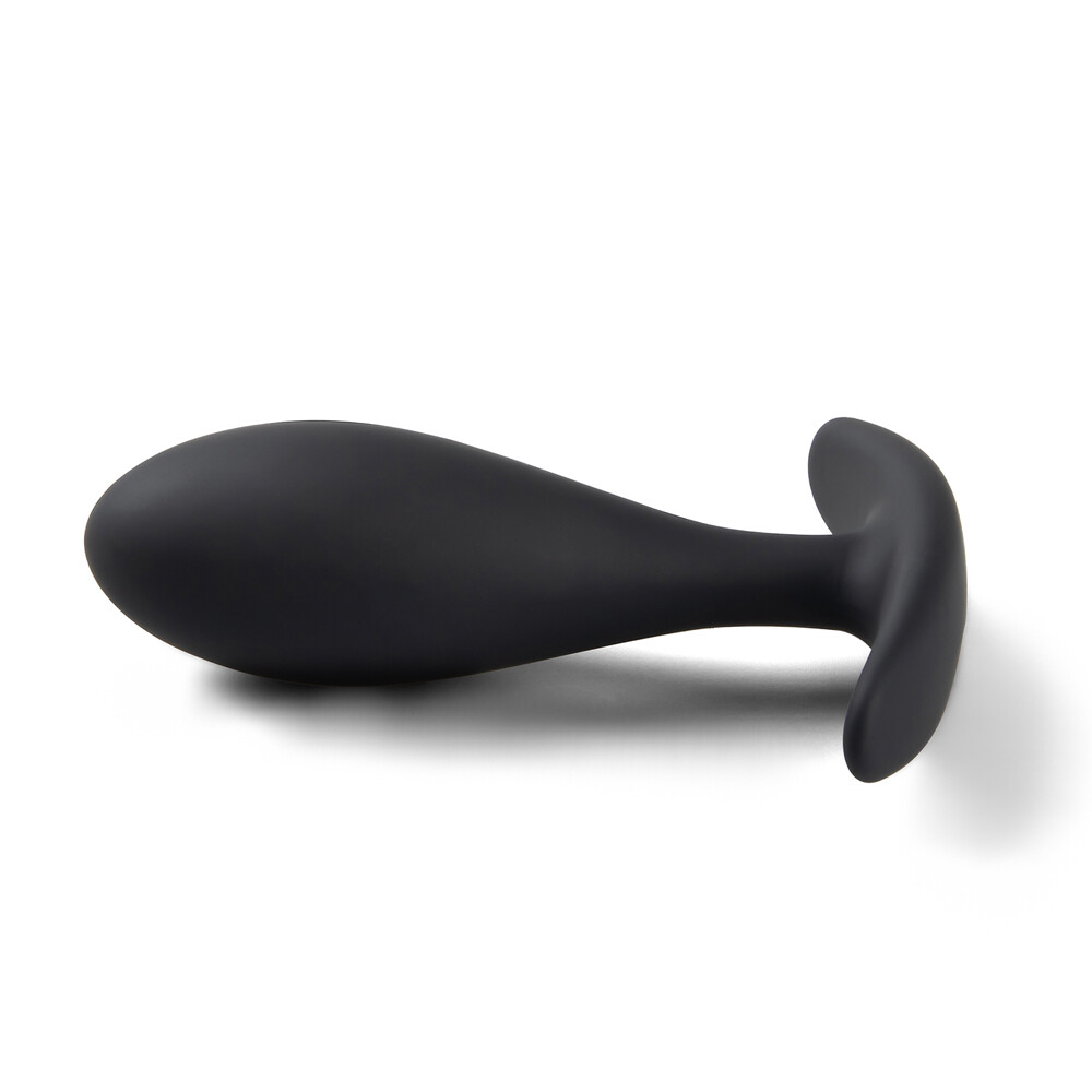 Silicone Trainer Butt Plug Set (Type II), Black (3 pcs) Beginners Starter Set