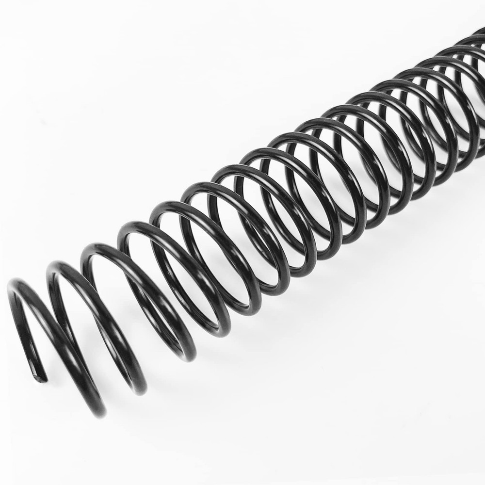 50 Pack Plastic Spiral Binding Coils 20mm3/4" 170 Sheet Black 48