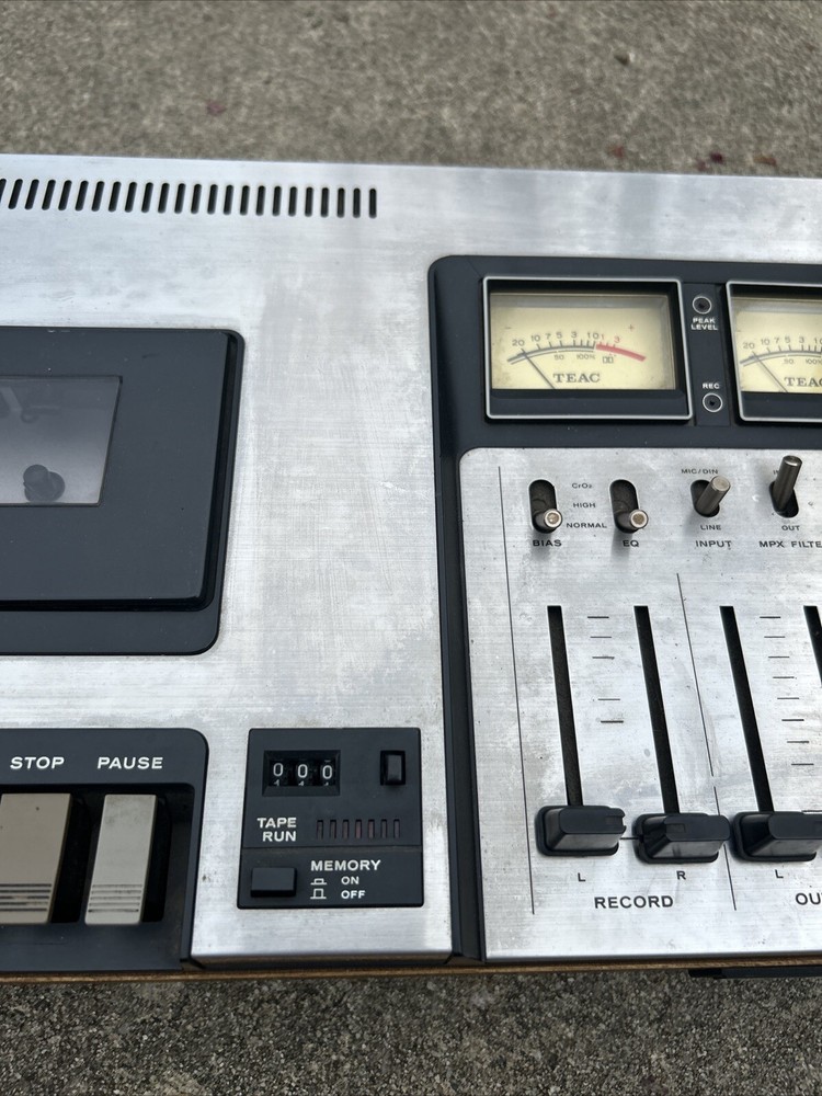 Vintage Teac 360S Stereo Cassete Deck Untested