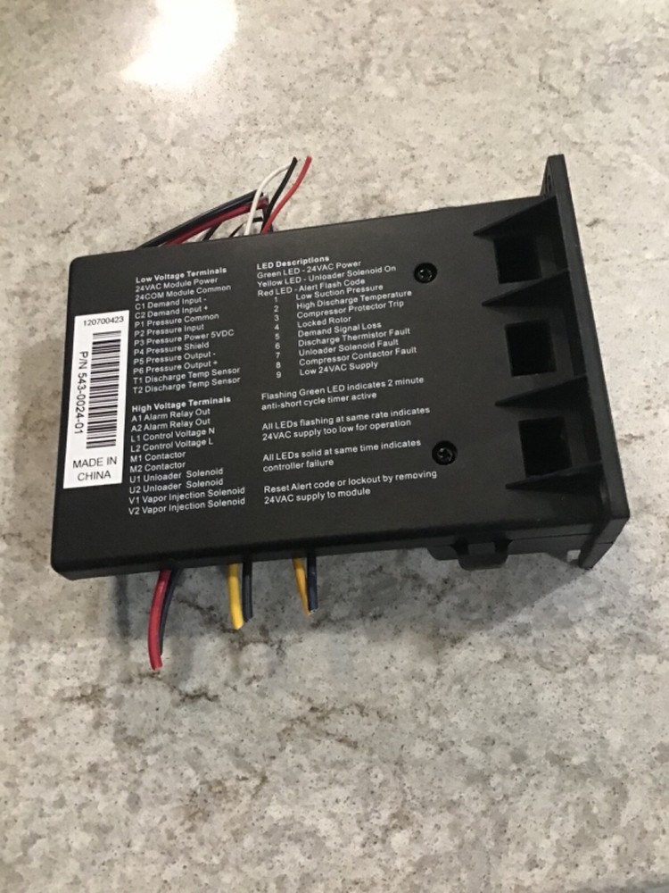 Emerson Copeland Scroll Digital Compressor Controller 543 0024 01