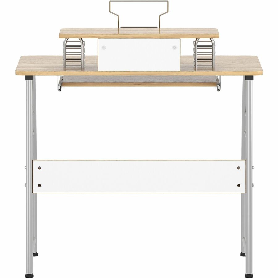 Lorell LLR14337 Upper Shelf Laminate Computer Desk 23.6"x35.4"