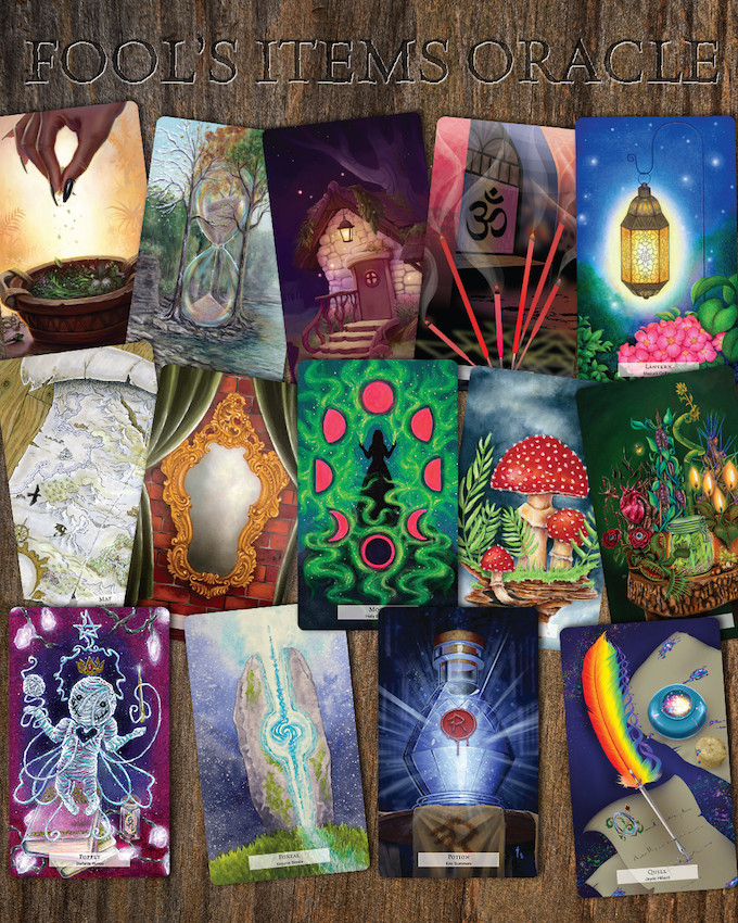 78 Tarot Fools Items Oracle Deck (w/Book)
