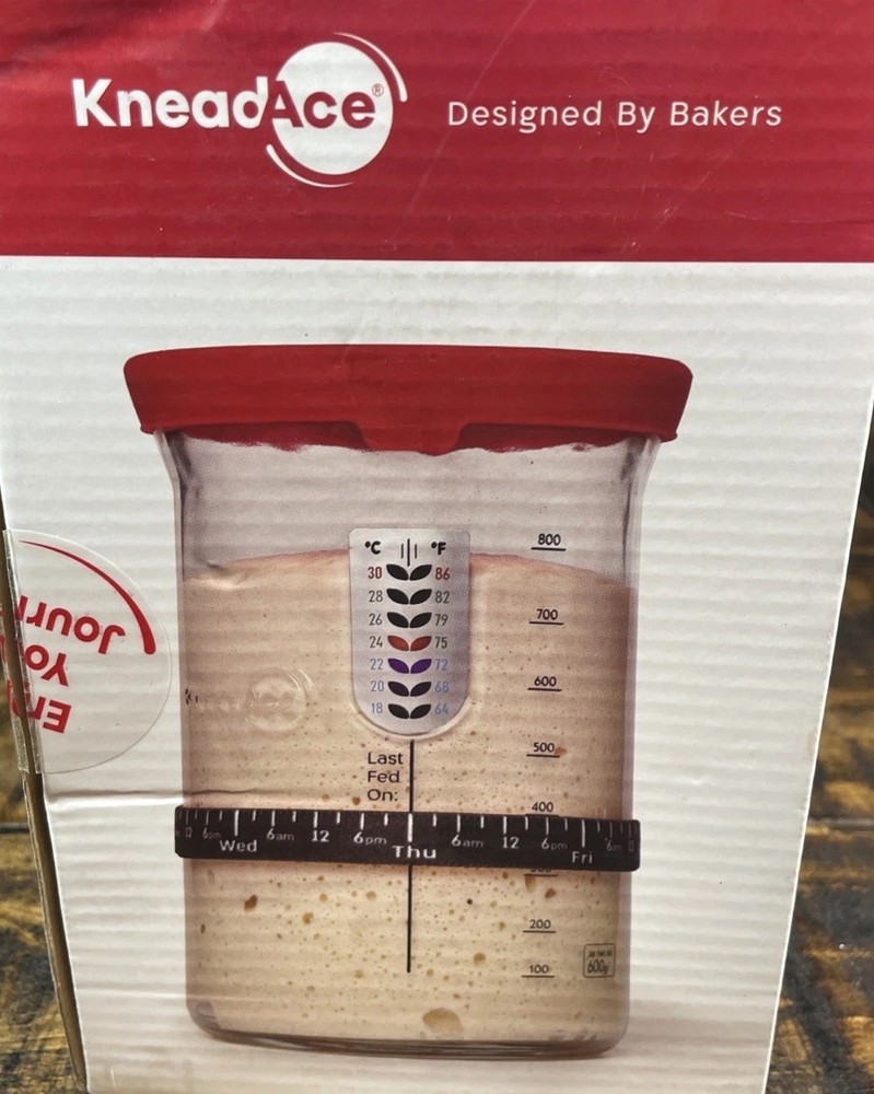 KneadAce Pro Sourdough Bread Starter Kit- 34 oz