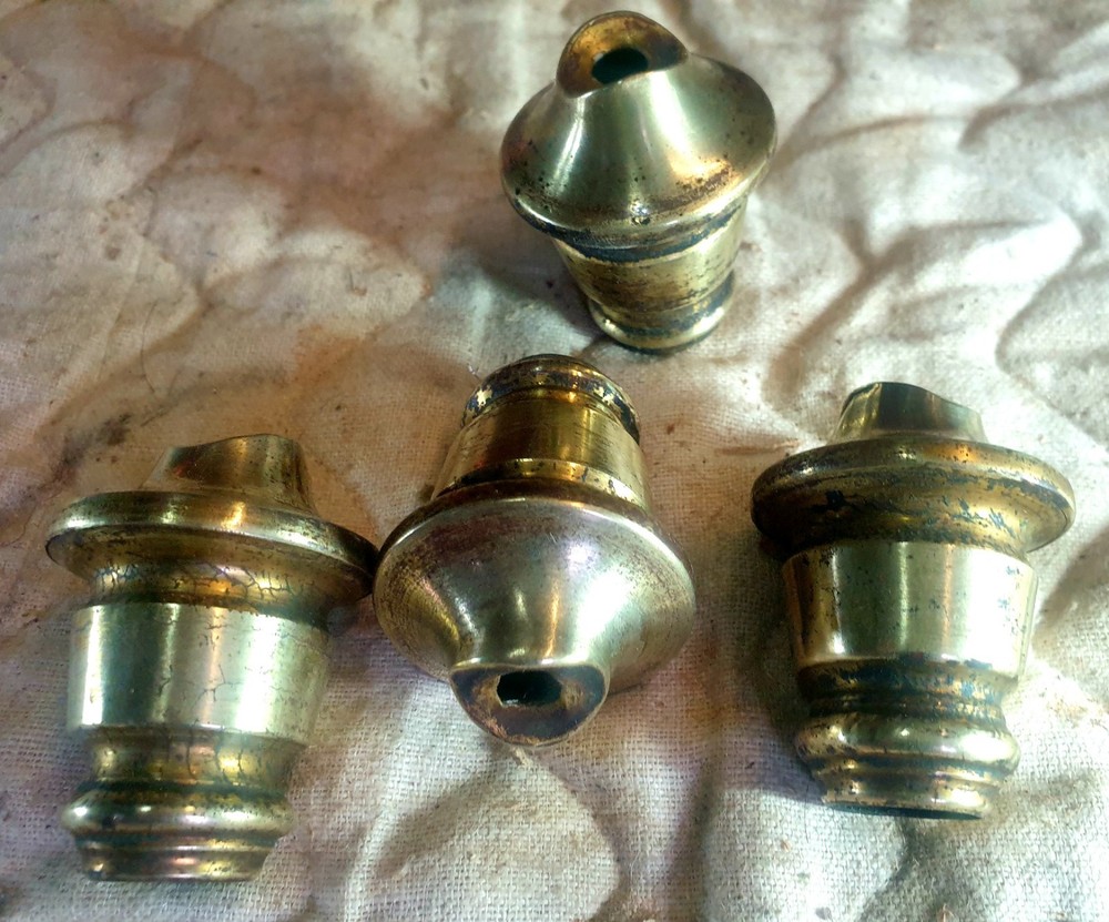 Brass Bed Rod Ends Finials Bed Parts Project Recycle.