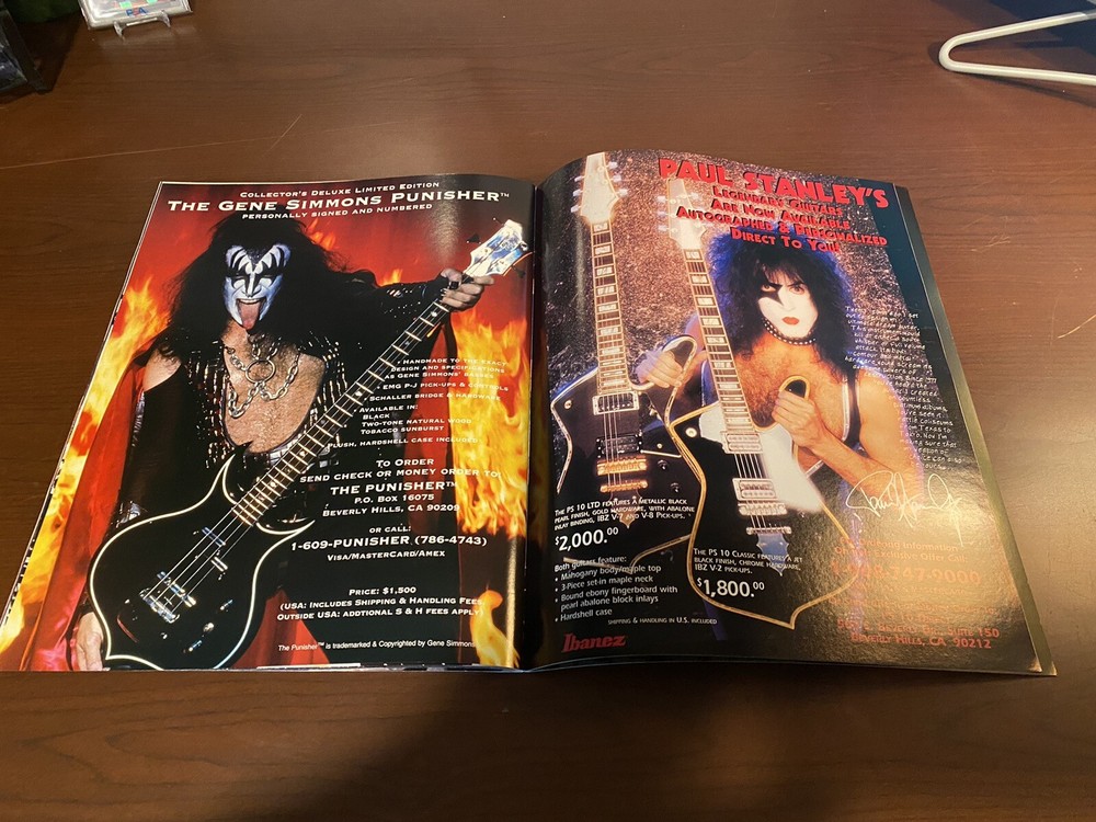 KISS Worldwide Tourbook - 1997 Tour Book w/ Poster