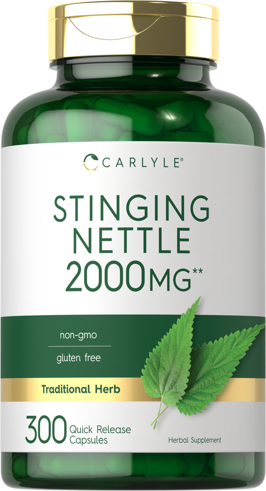 Stinging Nettle Leaf Extract 2000mg | 300 Capsules | by Carlyle