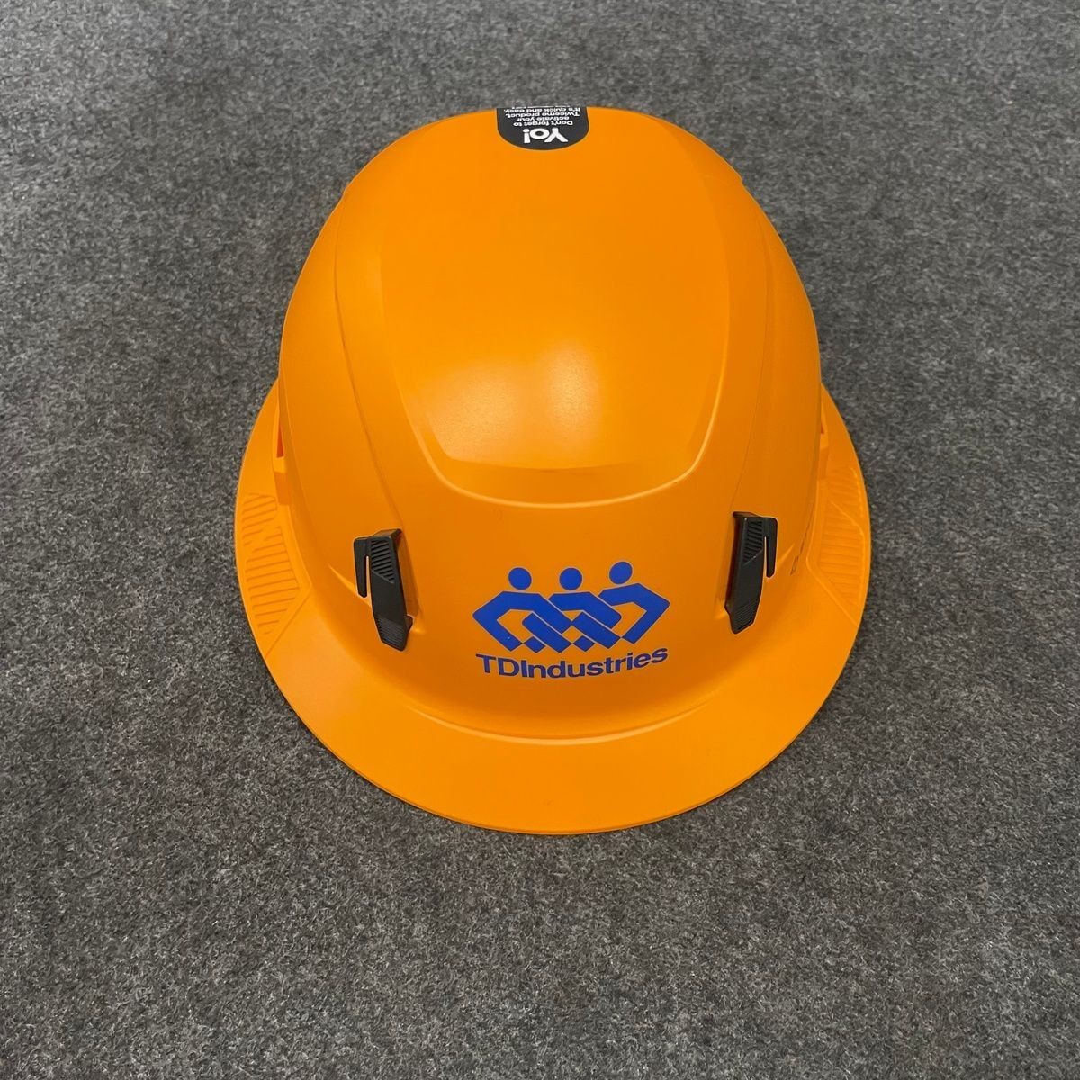 STUDSON SHK-1 Full Brim Vented Industrial Safety Helmet, Orange, SHK1-FB-CTOO