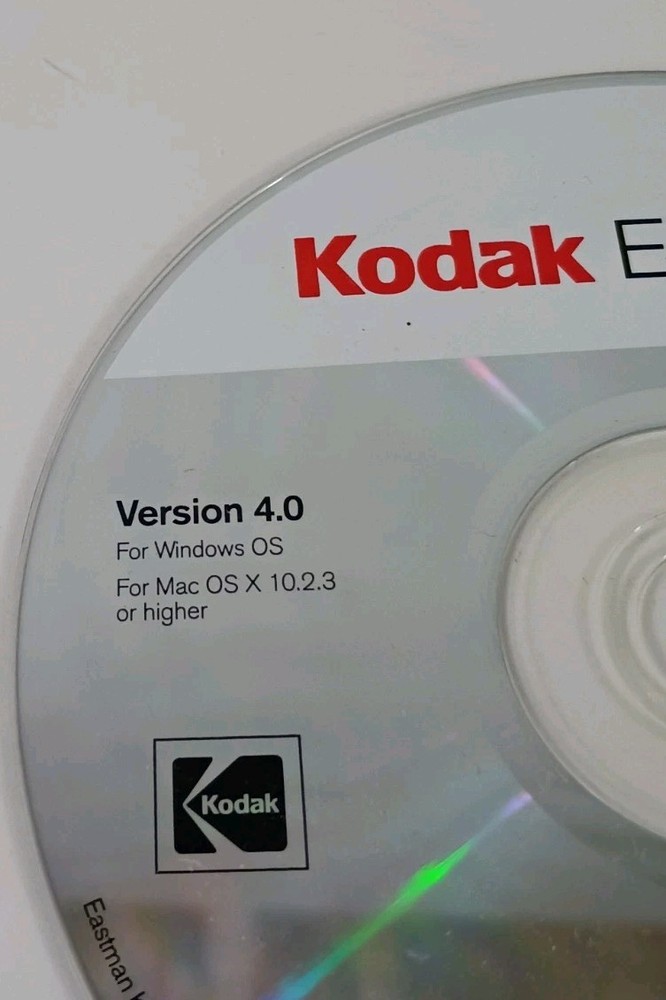 Kodak Easyshare Software Version 4.0 For Windows OS, Mac OS X 10.2.3 & Higher