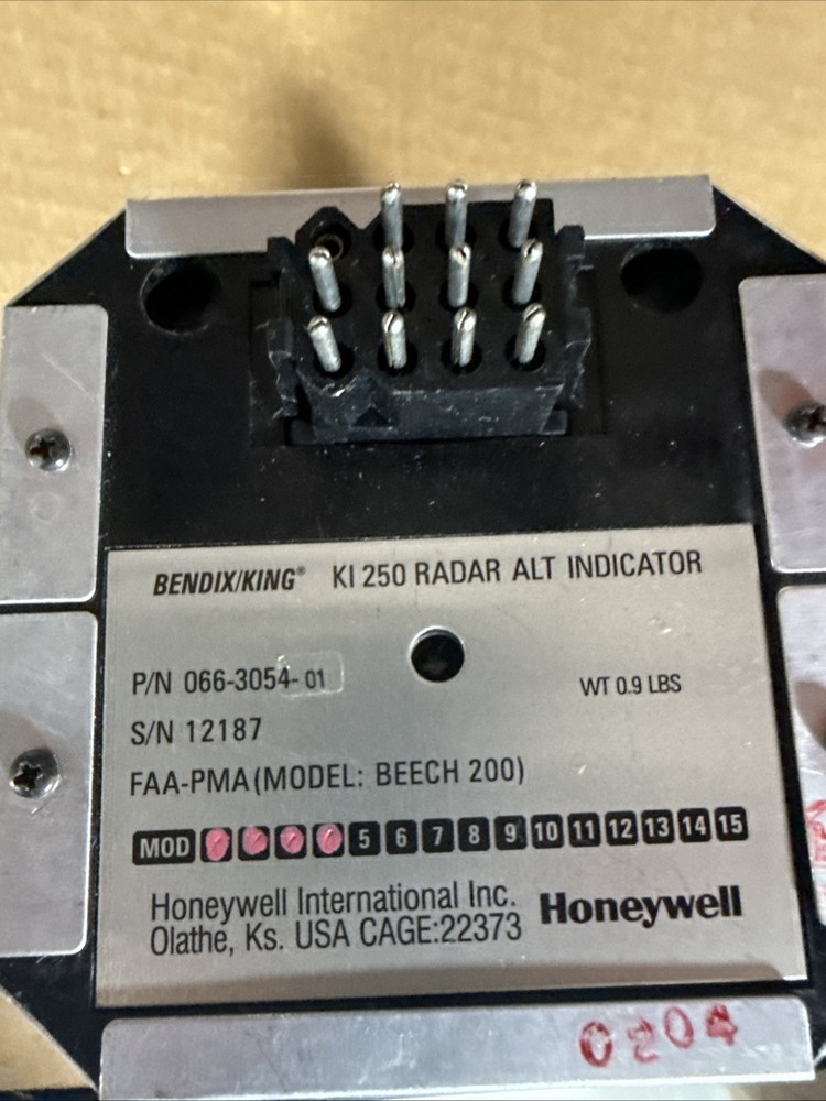 Radar Altimeter Bendix King KI-250