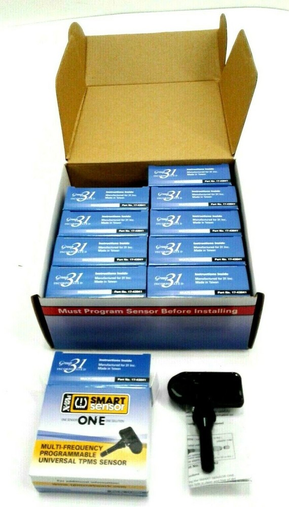 SMART SENSOR SNAP-IN MULTI-FREQUENCY PROGRAMMABLE UNIVERSAL TPMS 17-43041 QX10