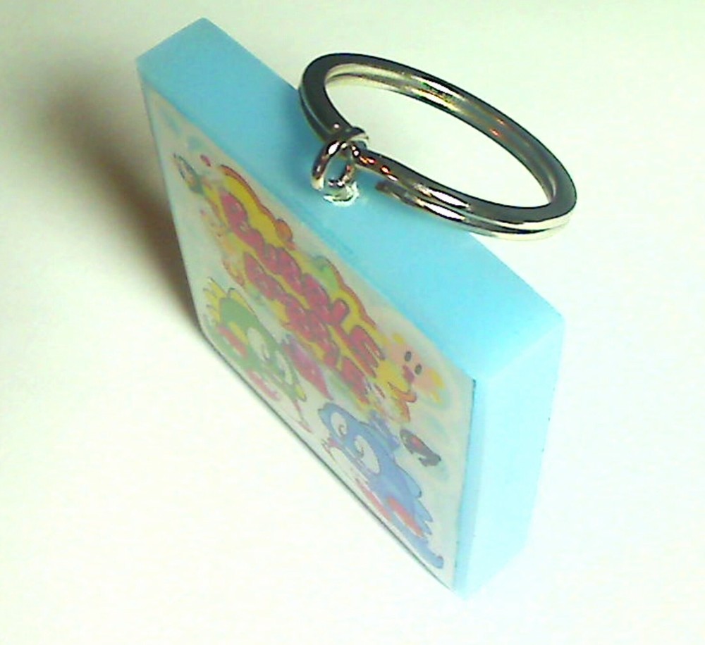 Bubble Bobble Arcade Coin Door accessory Keychain