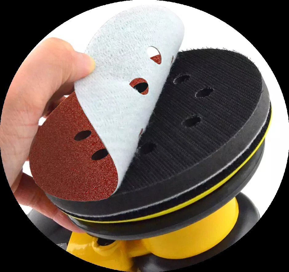 5" Foam Interface Pad Set of 5 Hook & Loop Sander Cushion Pads