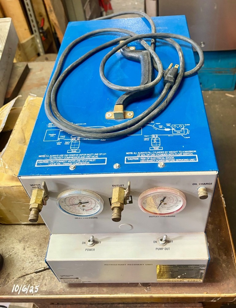 NRP refrigeration recovery machine
