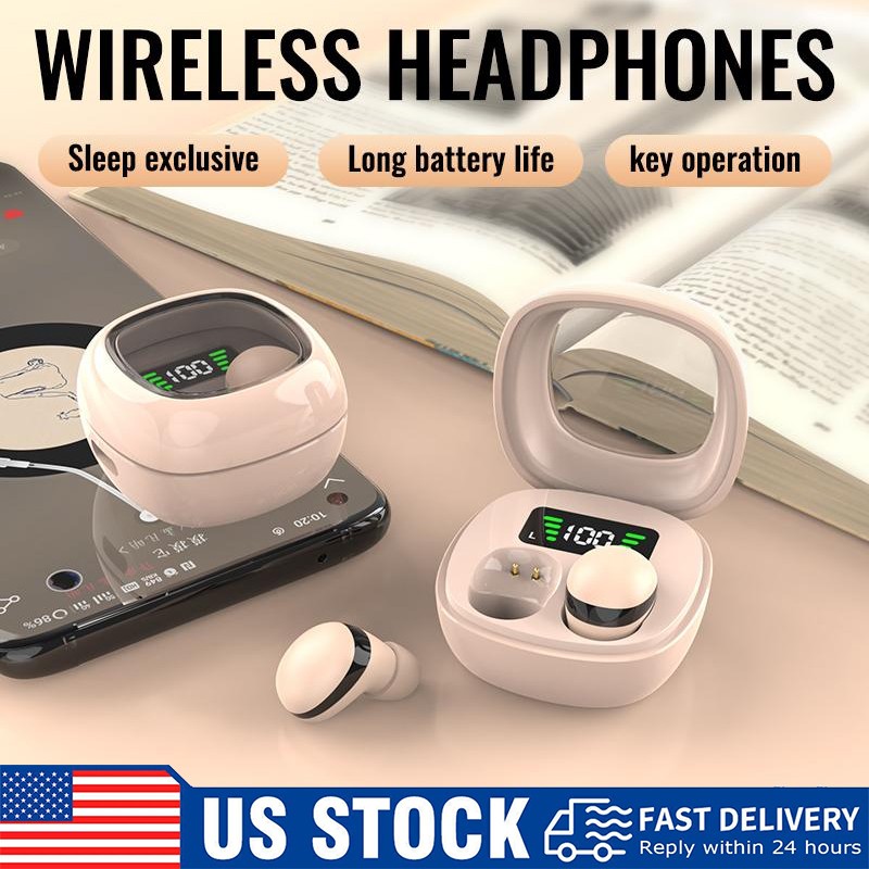 Smallest Invisible Mini Earbuds Wireless Bluetooth, Low Profile Micro Tiny Gifts