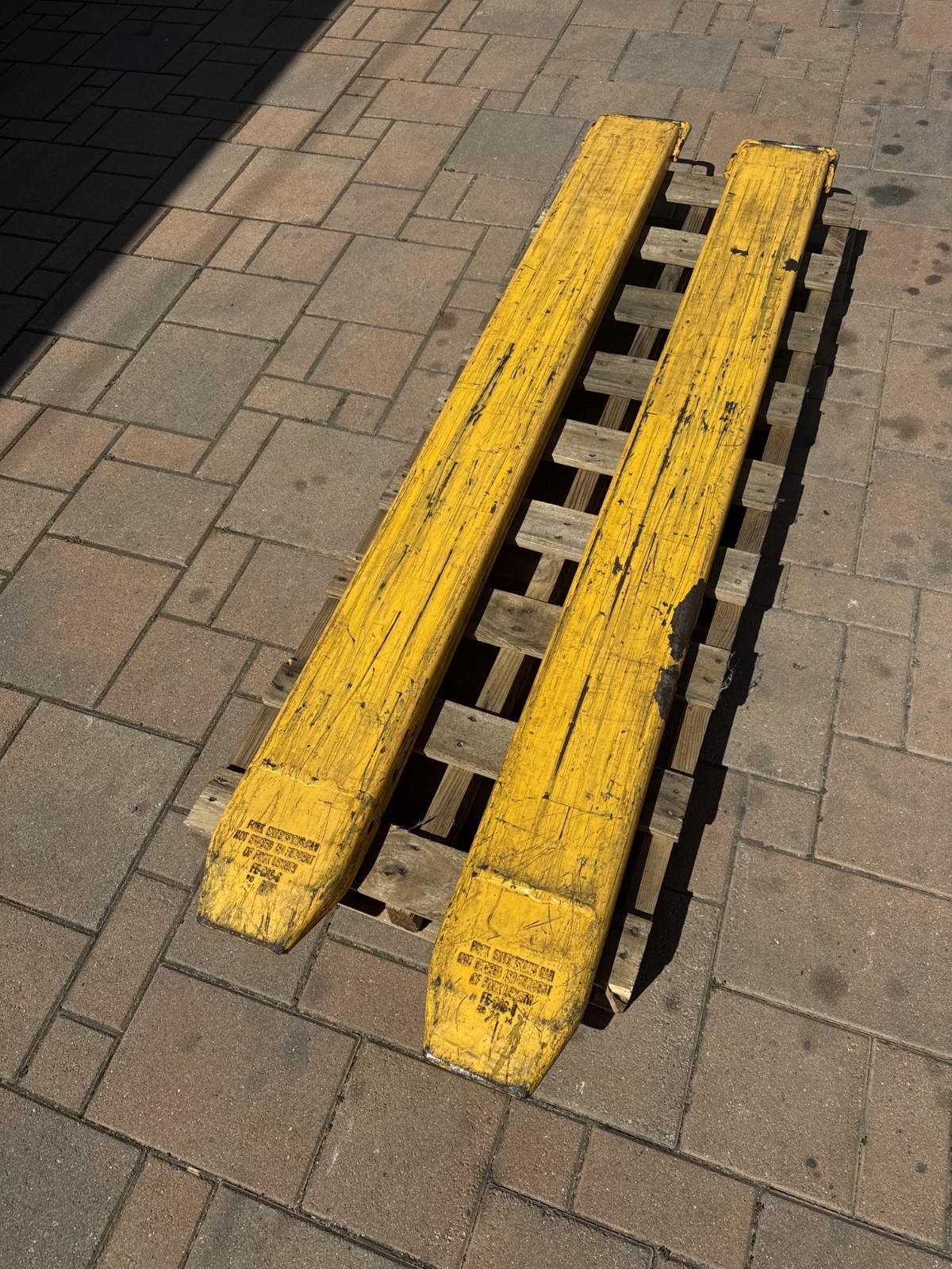 VESTIL FE-6-66 FORK EXTENSIONS YELLOW