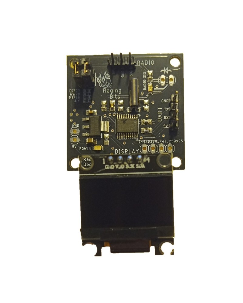 Atomic Clock Receiver decoder module kit serial port uart dcf77 wwvb jjy msf60