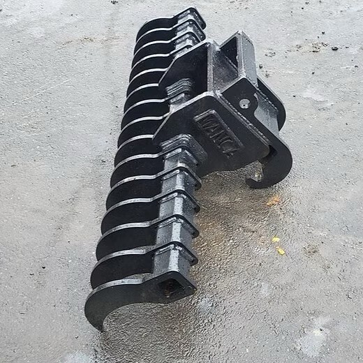 excavator48" finishing rake