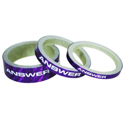 Answer Carbon Headset Spacers 3 Pack 1" Purple