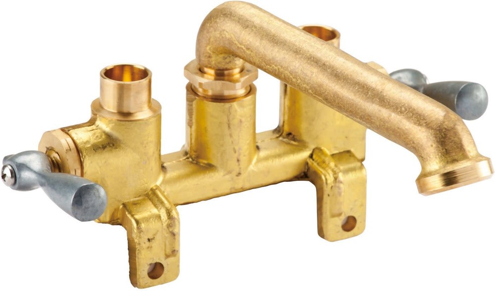 Gerber G0049556 Classics 2.2 GPM Deck Mounted Double Handle - Brass