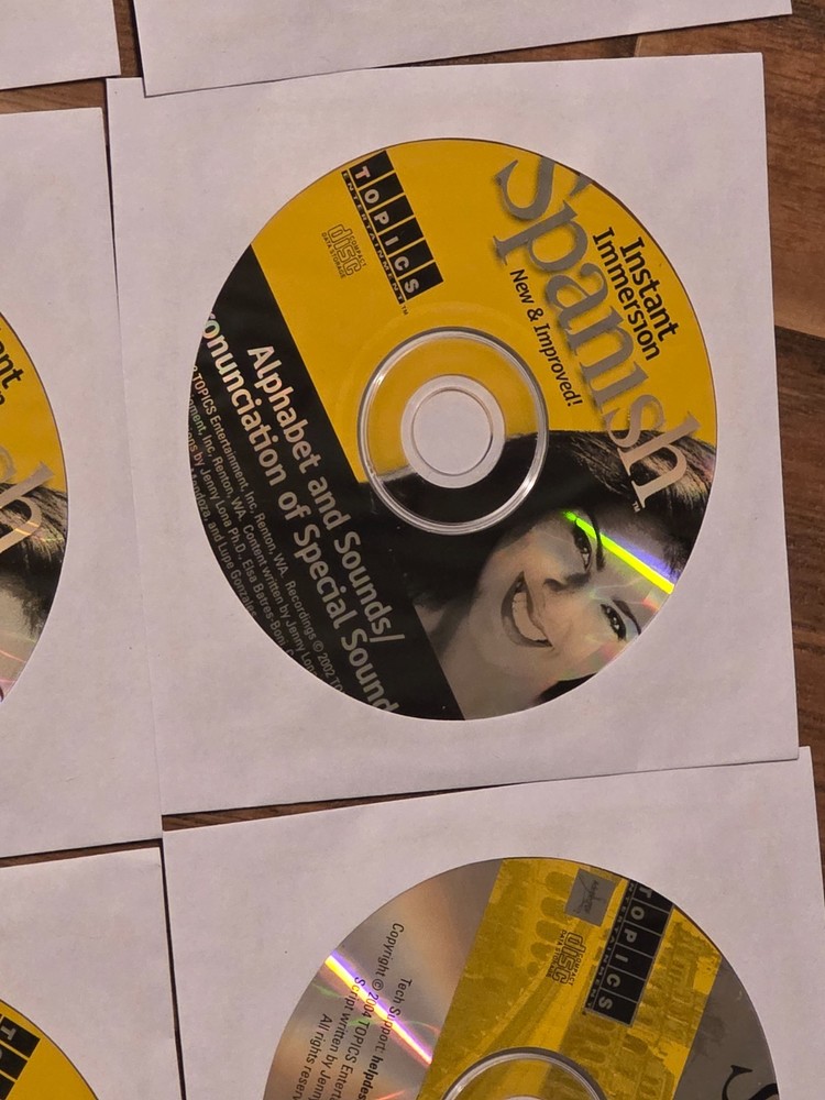 Spanish Language Instruction Software - 10 CD Set Topics Instant Immersion Audio