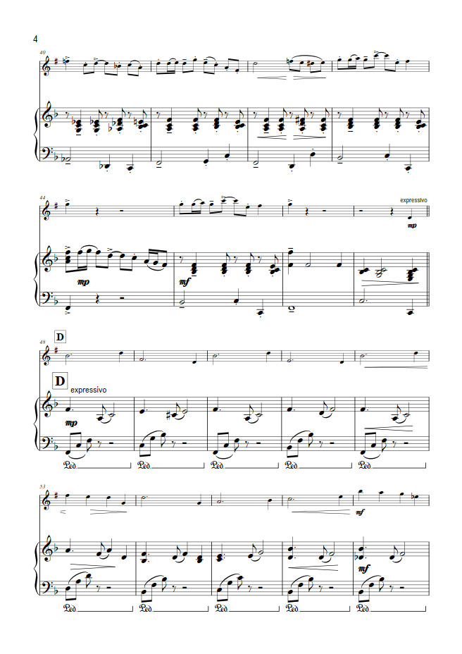 Piece for Paul - Cornet & Piano