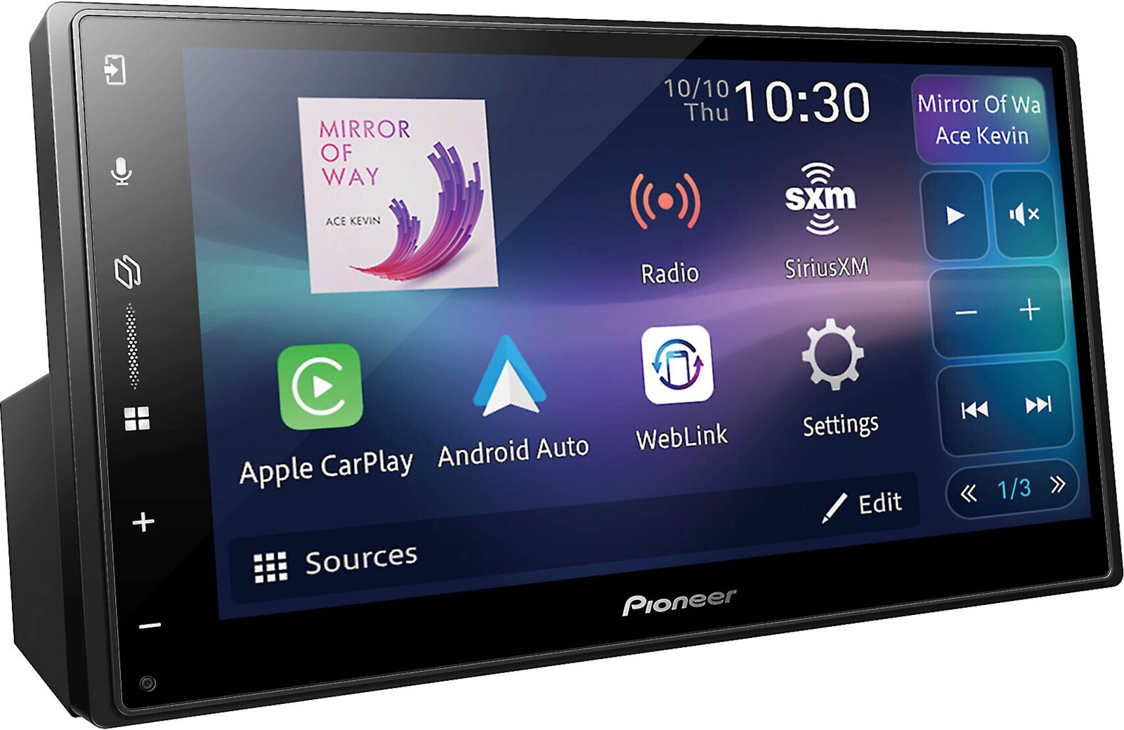 Pioneer DMH-W3000NEX 6.8" Bluetooth Car Stereo Apple CarPlay Android Auto