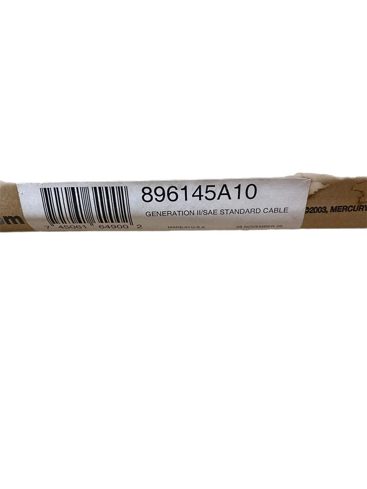 Mercury/Quicksilver 10' Throttle & Shift Cable Part# 896145A10