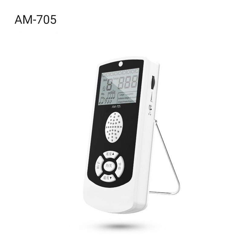 Designed With Lcd Screen Metronome Volume Controller Earphone Connector