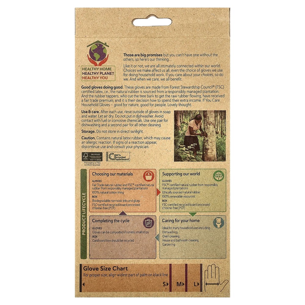 Household Gloves, Medium, 1 Pair