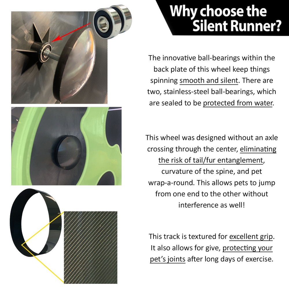 Moon Runner 9" Regular Wheel - Pet Exercise Wheel