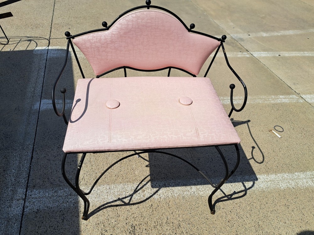 Mcm Pearl-wick Vanity Chair