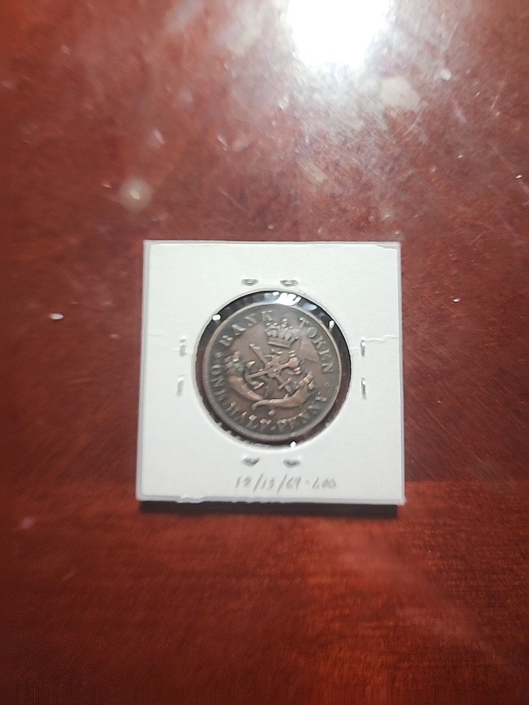 1850 Canada Half Penny