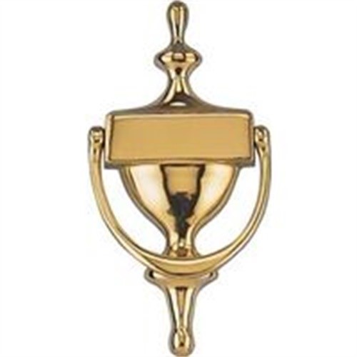 Door Knocker 7 Inch Cast Solid Brass Satin Nickel Plated