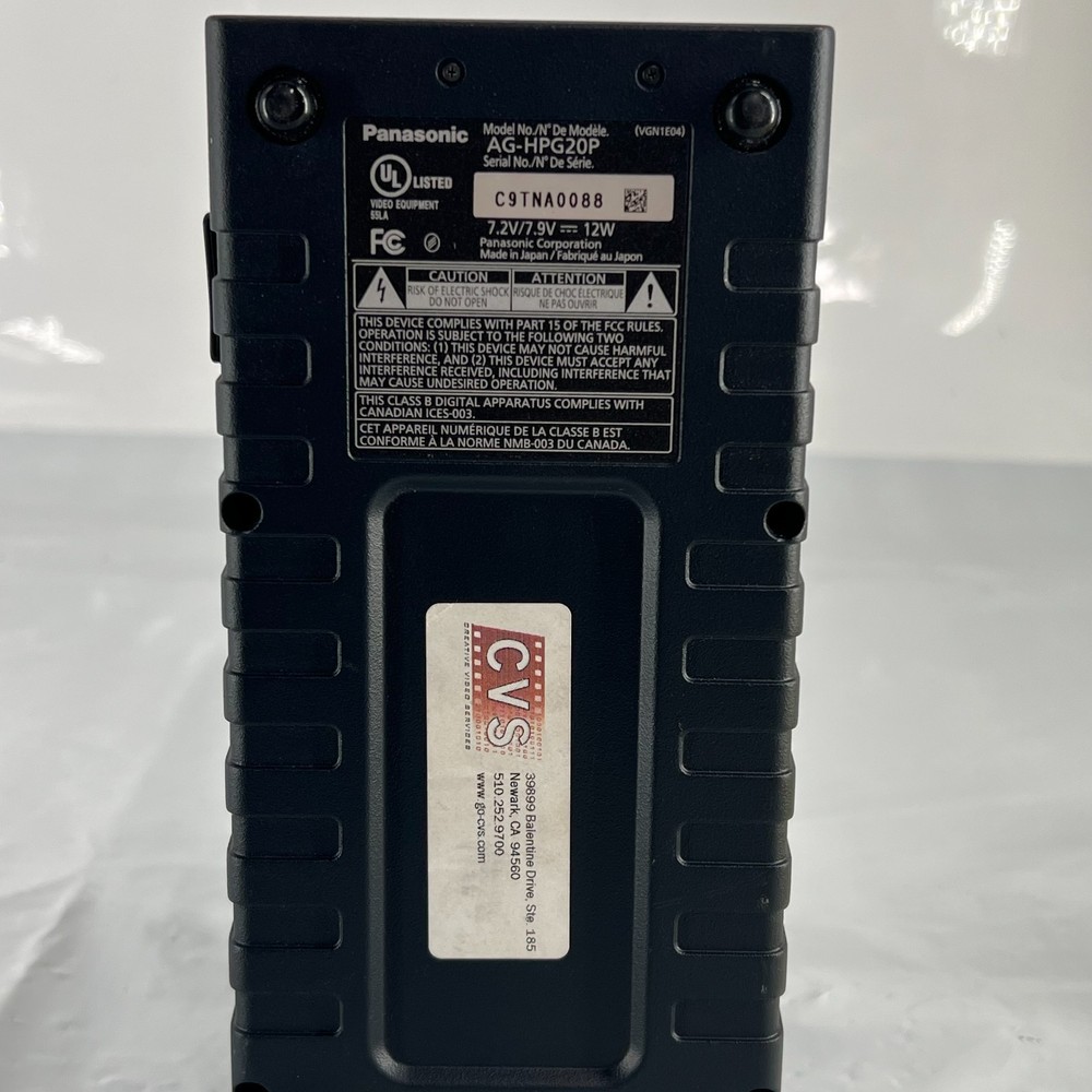 Panasonic AG-HPG20 Memory Card Portable Recorder Untested