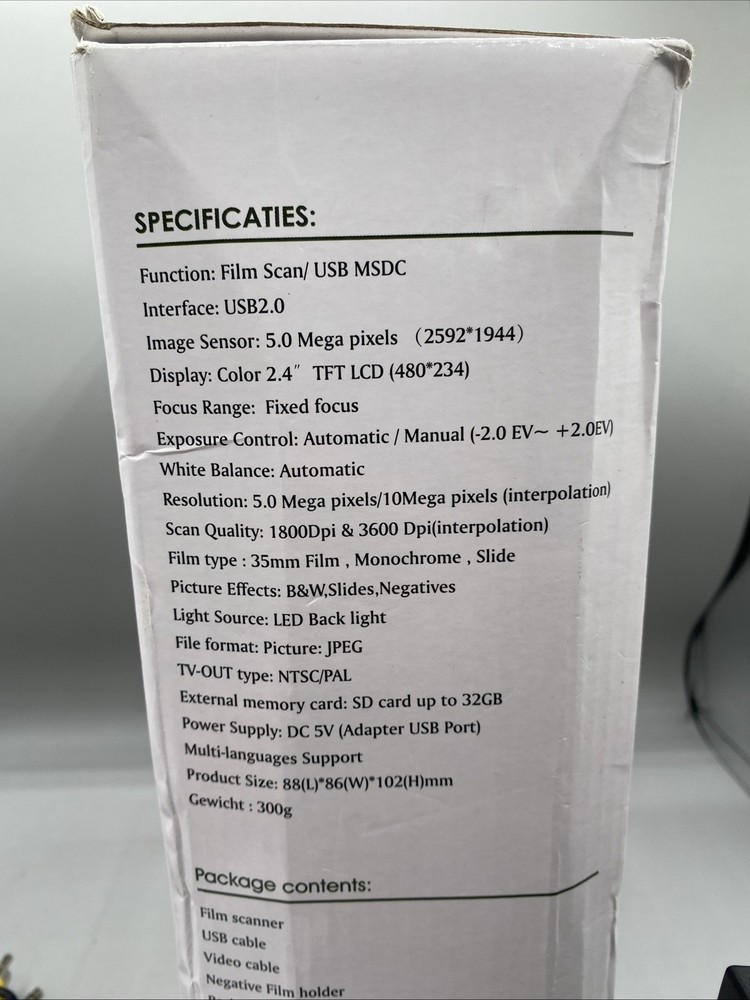 Film Scanner Stand Alone Operation Without A Computer Slide Scanner Tested