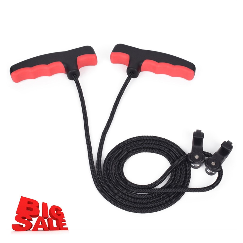 Crossbow Rope String Cocking Device Double Handle Archery Bow Hunting Tool US