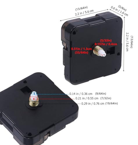Clock Mechanism Replacement, Quartz Clock Movement Mechanism Replacement
