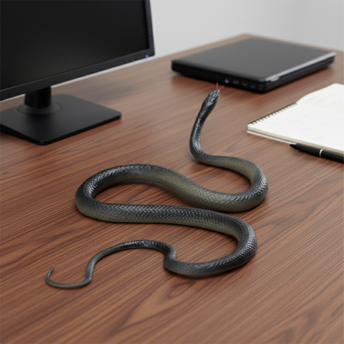 Fake Realistic Snake Lifelike Real Scary Rubber Toy Prank Party Joke For Garden